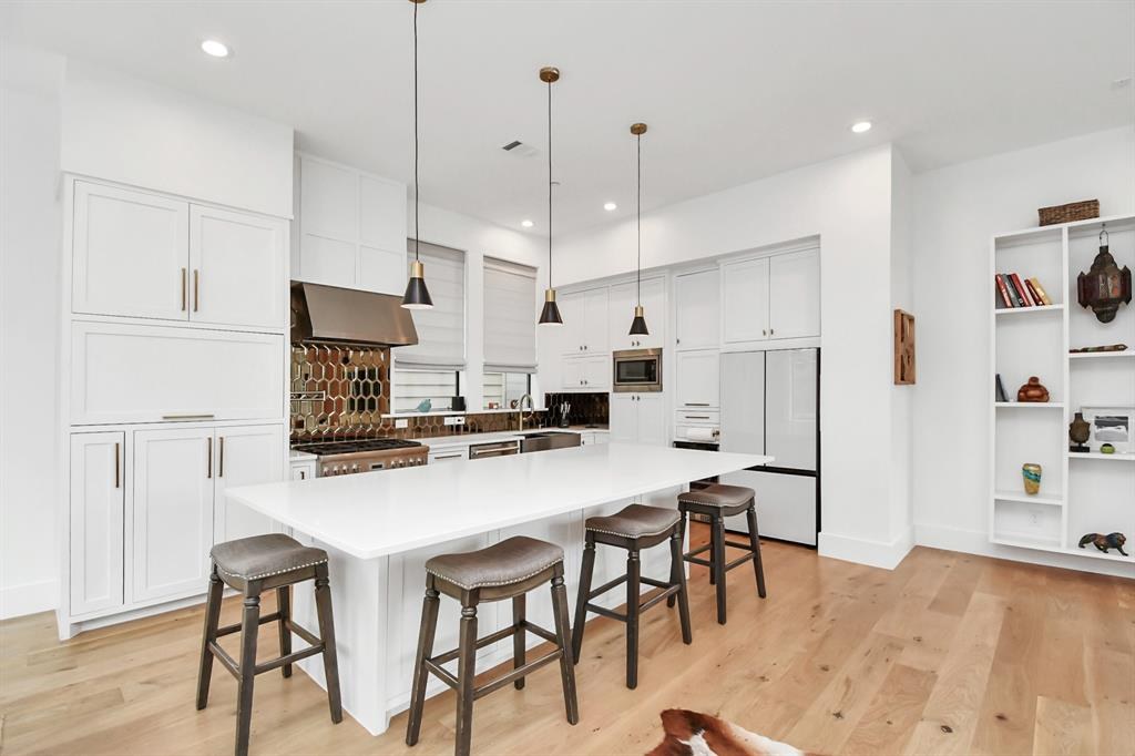 Kitchen island with seating