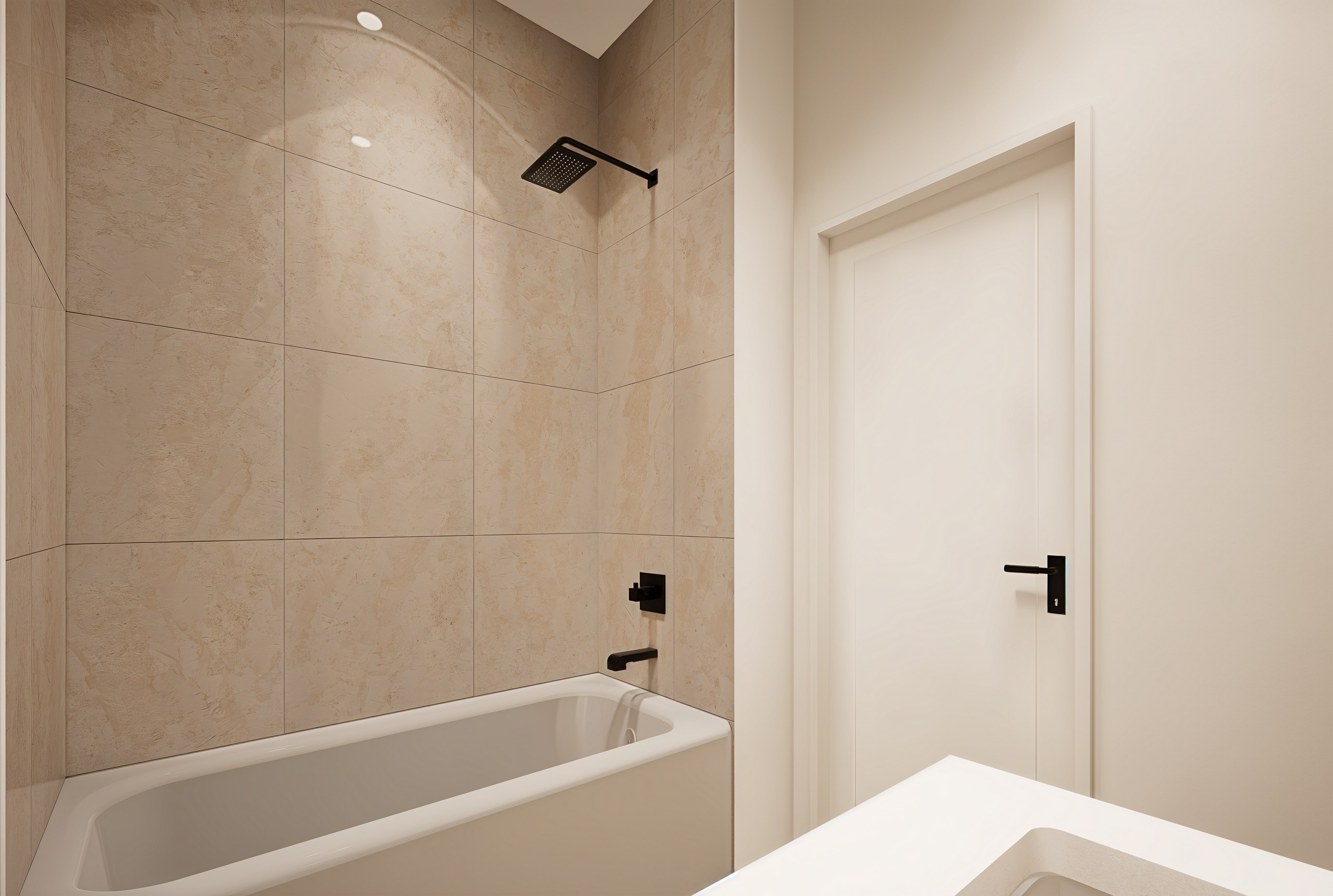 Sherwin Street custom home interior render