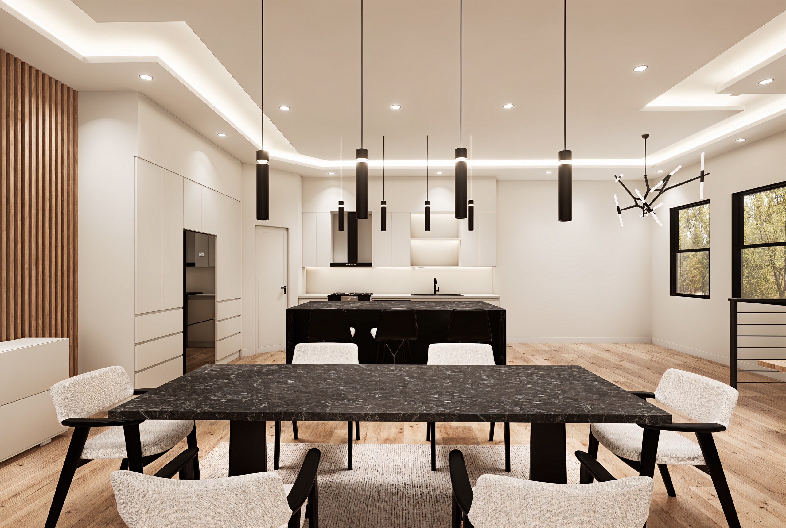 Sherwin Street custom home bathroom render